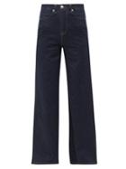 Matchesfashion.com Officine Gnrale - Romy High-rise Wide-leg Jeans - Womens - Denim