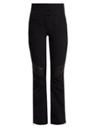 Matchesfashion.com Toni Sailer - Emma Leather Panel Ski Trousers - Womens - Black