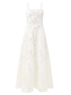 Matchesfashion.com Gioia Bini - Lucinda Square-neck Macram-lace Maxi Dress - Womens - White