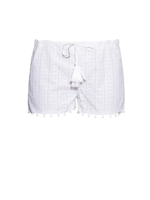 Talitha Pia Embroidered Cotton Shorts