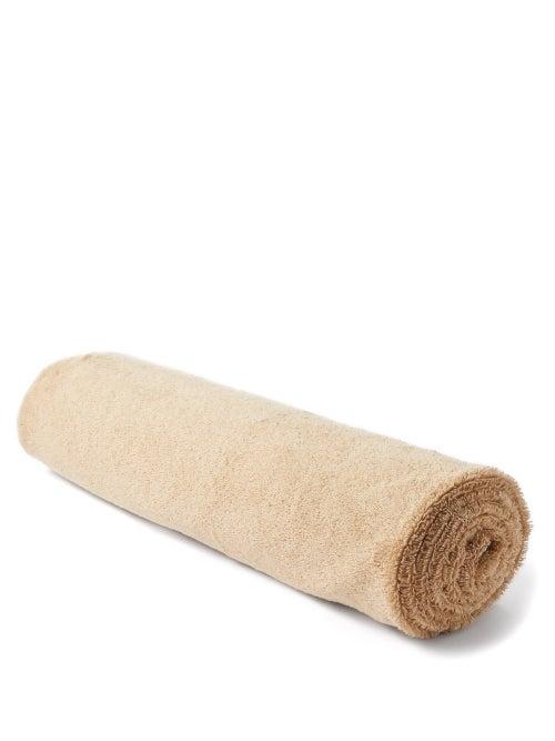 Tekla - Organic-cotton Bath Sheet - Light Brown