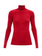 Isabel Marant - Heko Roll-neck Wool-blend Sweater - Womens - Red