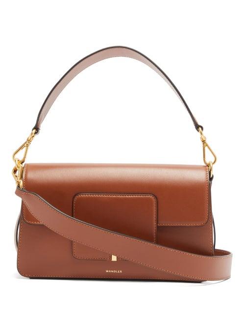 Matchesfashion.com Wandler - Georgia Leather Shoulder Bag - Womens - Tan