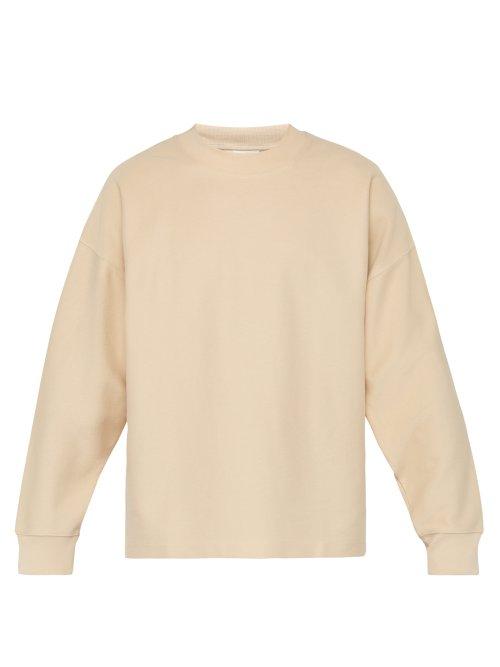 Matchesfashion.com Lemaire - Boxy Cotton Sweatshirt - Mens - Cream