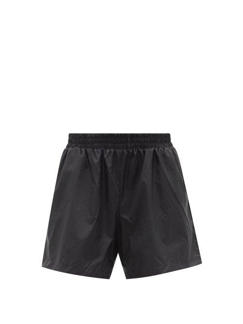 Walter Van Beirendonck - Logo-embroidered Nylon-shell Shorts - Mens - Black