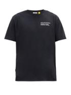 Matchesfashion.com 7 Moncler Fragment - Logo-print Cotton-jersey T-shirt - Mens - Black
