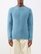 Howlin' - Barabas Crew-neck Wool Sweater - Mens - Blue