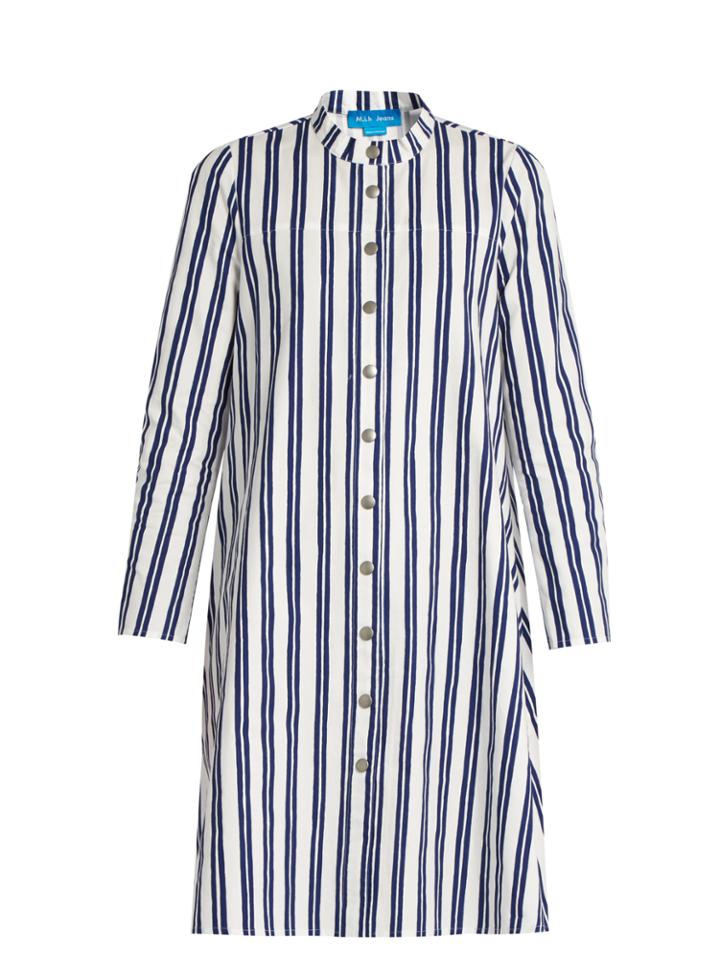 M.i.h Jeans Tove Striped Cotton Shirtdress