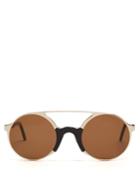 Andy Wolf Coleman Round-frame Sunglasses