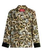F.r.s - For Restless Sleepers Ade Bracelet-print Silk Pyjama Top