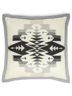 Matchesfashion.com Pendleton - Tucson Down Filled Wool Blend Cushion - Cream Print