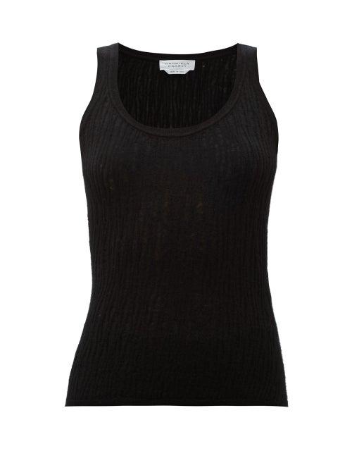 Matchesfashion.com Gabriela Hearst - Renee Cashmere-blend Tank Top - Womens - Black