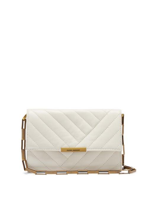 Isabel Marant - Devony Quilted-leather Shoulder Bag - Womens - Ivory