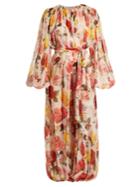 Dolce & Gabbana Floral-print Gathered Jumpsuit