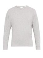 Matchesfashion.com Handvaerk - Flex Raglan Sleeve Pima Cotton Sweatshirt - Mens - Grey