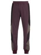 Lanvin Purple Cotton Jersey Track Pants