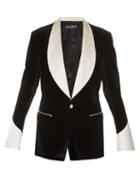 Dolce & Gabbana Single-breasted Velvet Blazer