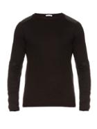 Tomas Maier Faux-leather Patch Cotton-jersey Top