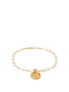 Hermina Athens - Hercules Coin Gold-plated Anklet - Womens - Gold