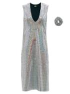 Dodo Bar Or - Daria Sequinned-jersey Dress And Scrunchie - Womens - Silver