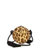Hillier Bartley Collar Box Leopard-print Tassel Bag