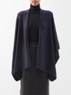 Arch4 - Cashmere Poncho - Womens - Dark Grey