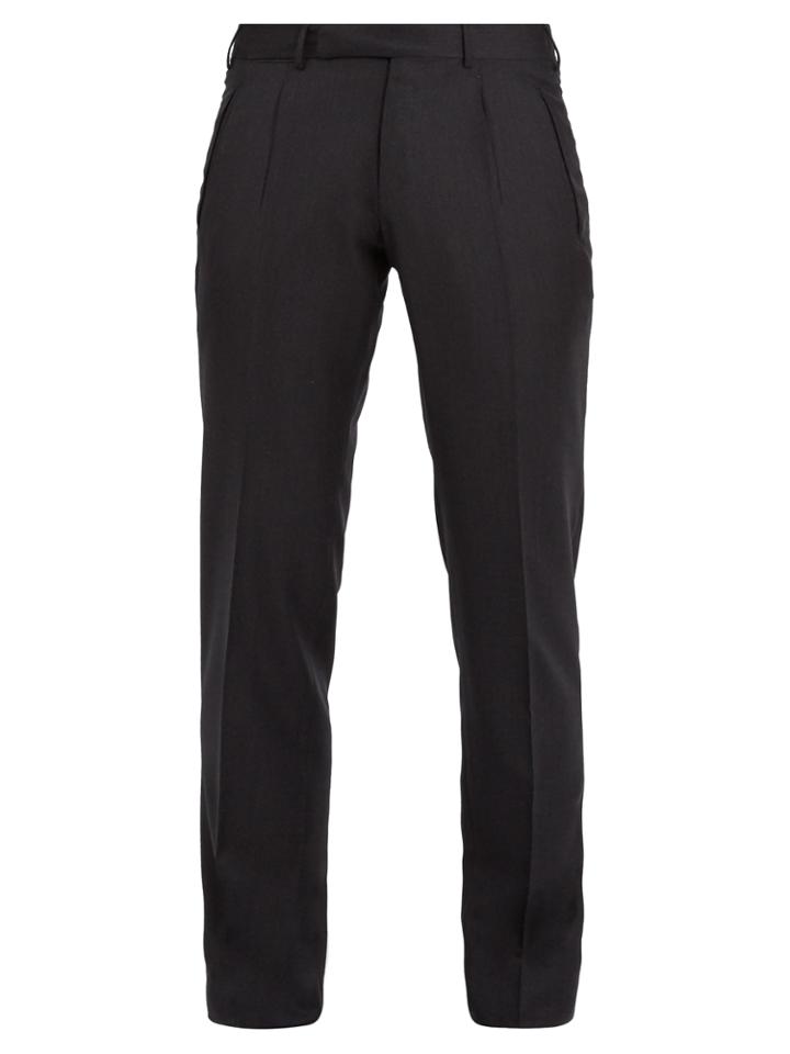 Ermenegildo Zegna Slim-leg Wool-twill Trousers