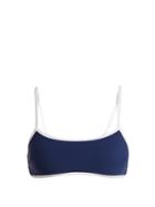 Diane Von Furstenberg Contrast-trim Bikini Top