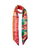 Valentino - V-optical Silk-twill Scarf - Womens - Multi
