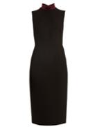 Matchesfashion.com Roksanda - Ainoa Sleeveless Cady Midi Dress - Womens - Black Multi