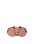 Matchesfashion.com Valextra - Grained Leather Glasses Case - Mens - Pink