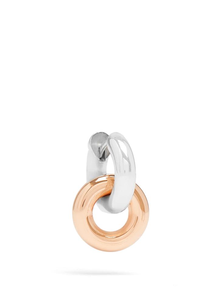 Spinelli Kilcollin Janus Silver & Rose-gold Earrings