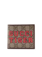Gucci - Gucci Tiger-print Gg-supreme Canvas Wallet - Mens - Multi
