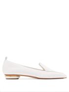 Matchesfashion.com Nicholas Kirkwood - Beya Grained-leather Loafers - Womens - White