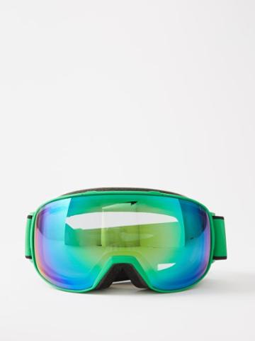 Bottega Veneta Eyewear - Logo-jacquard Ski Goggles - Mens - Green Multi