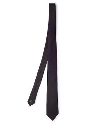 Title Of Work Textured-silk Tie