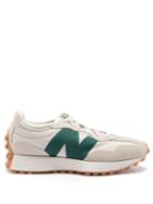New Balance - 327 Nylon And Suede Trainers - Womens - White