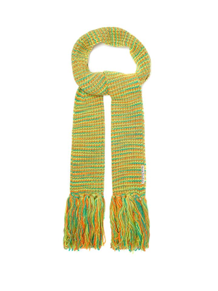 Acne Studios Tassel Knit Scarf