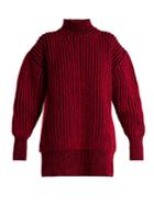 Balenciaga Cable-knit Virgin Wool Sweater
