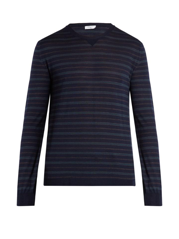 Boglioli Crew-neck Wool-blend Sweater