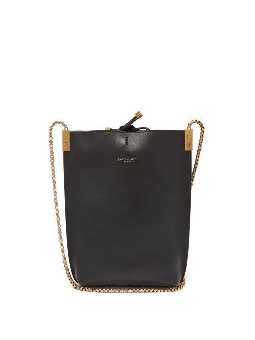 Ladies Bags Saint Laurent - Suzanne Mini Leather Cross-body Bag - Womens - Black