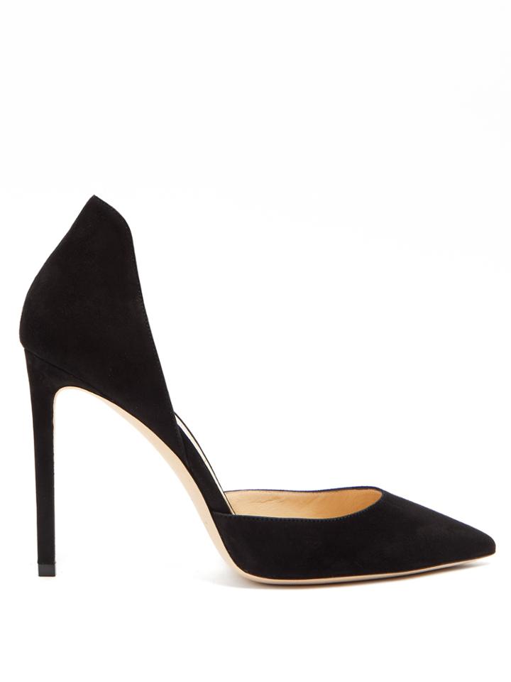 Jimmy Choo Liz 100mm Suede Pumps