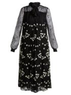 Giambattista Valli Floral Cotton-blend Lace Dress