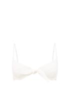 Matchesfashion.com Solid & Striped - Nantucket Underwired Ribbed Bikini Top - Womens - White