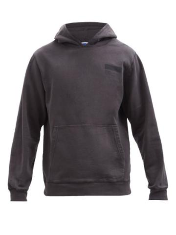 Affixwrks - Standardised Cotton-blend Hooded Sweatshirt - Mens - Black