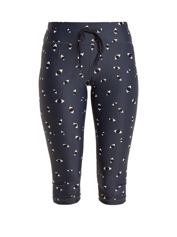 The Upside Mirada Power Eye-print Performance Leggings