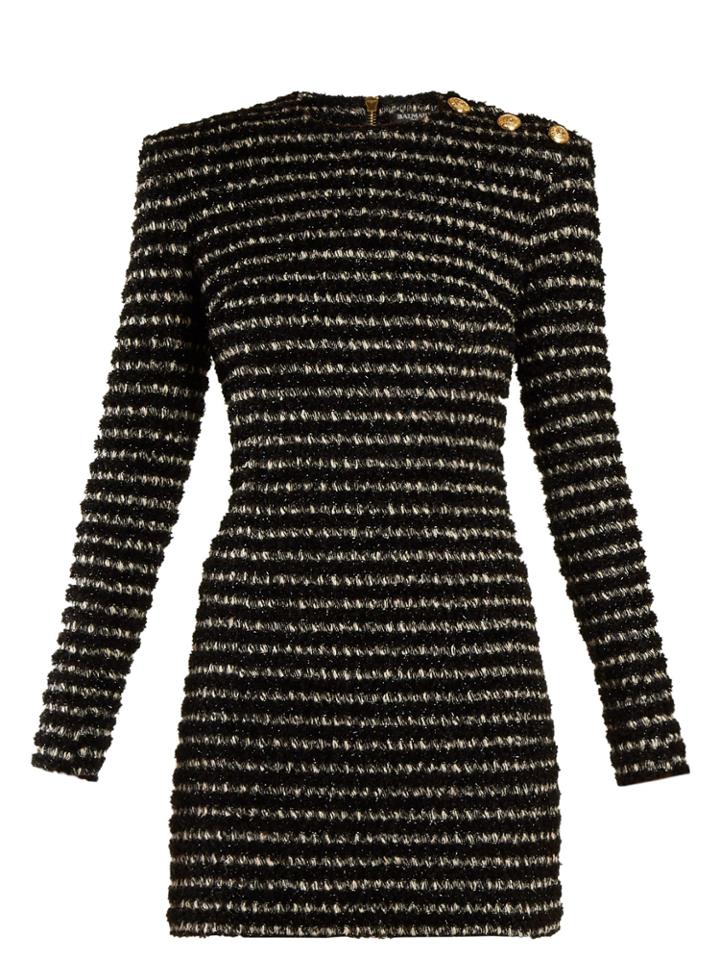 Balmain Tweed Mini Dress