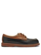 Matchesfashion.com Tod's - Bi-colour Leather Derby Shoes - Womens - Black Tan