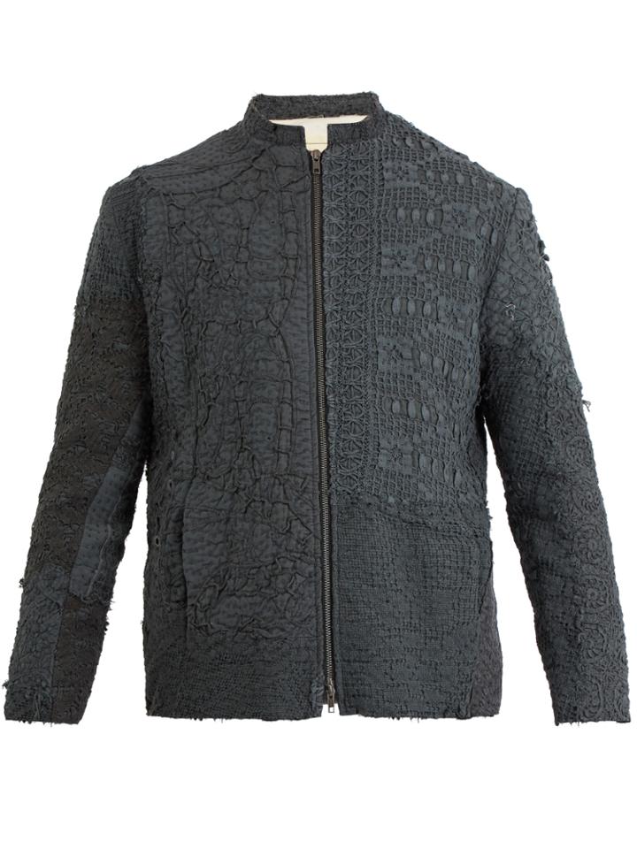 By Walid 19th-century Embroidered Cotton Jacket
