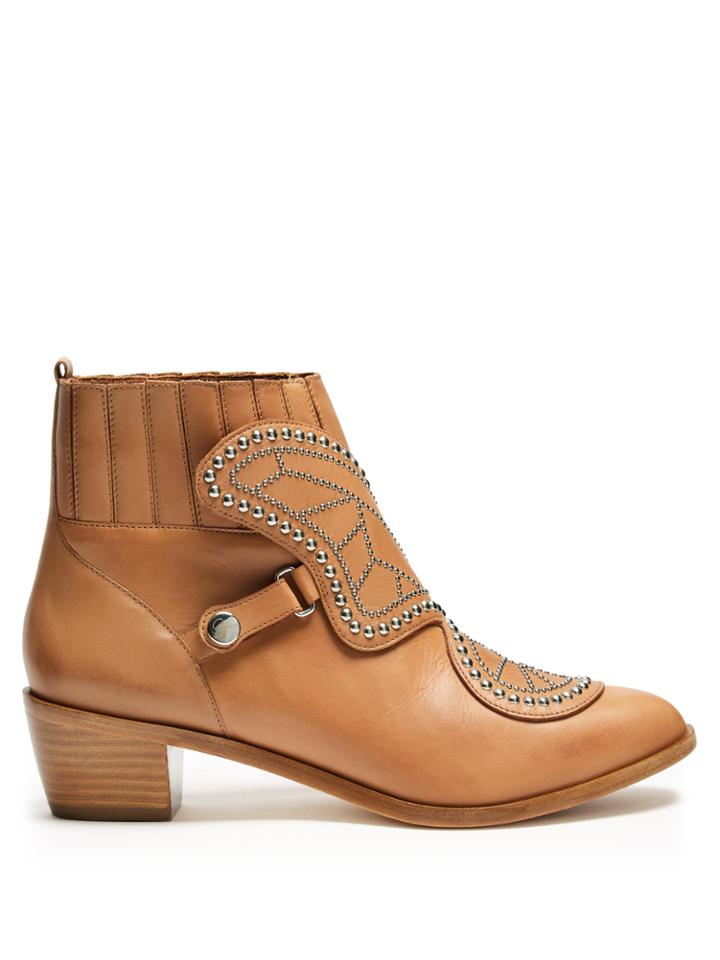 Sophia Webster Karina Leather Ankle Boots
